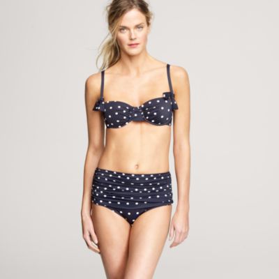 Retro dot underwire top