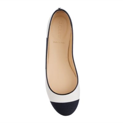 Nora stripe ballet flats