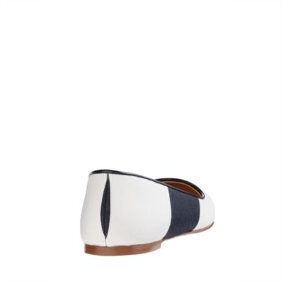 Nora stripe ballet flats