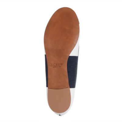 Nora stripe ballet flats