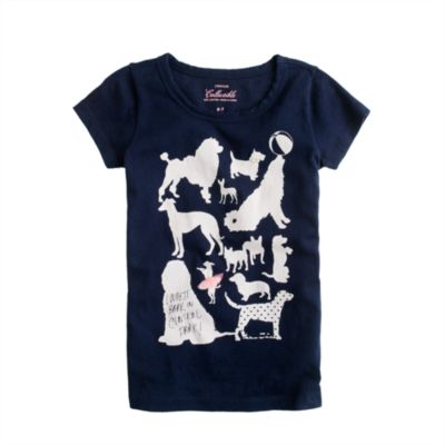Girls' loudest bark tee