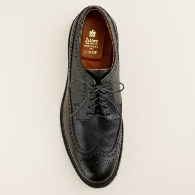 Limited-edition Alden&reg; for J.Crew black alpine longwing bluchers