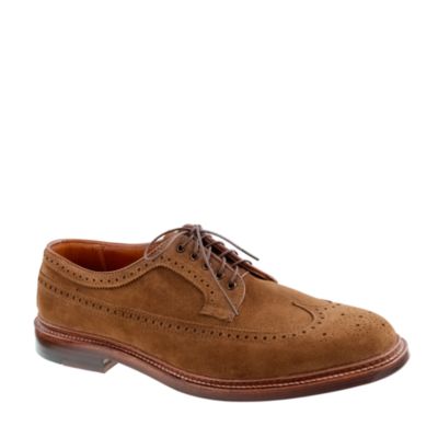 Alden&reg; for J.Crew suede longwing bluchers