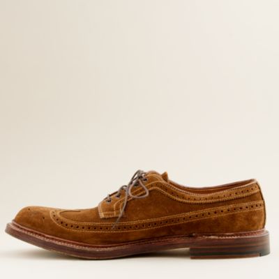 Alden&reg; for J.Crew suede longwing bluchers