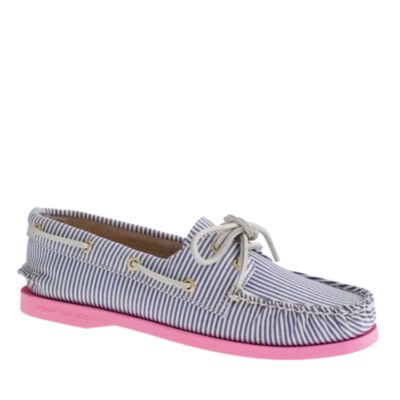 Sperry Top-Sider&reg; for J.Crew Authentic Original 2-eye boat shoes in stripe