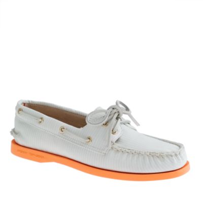 Sperry Top-Sider&reg; for J.Crew Authentic Original 2-eye boat shoes in stripe
