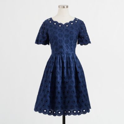 Factory scalloped shift dress