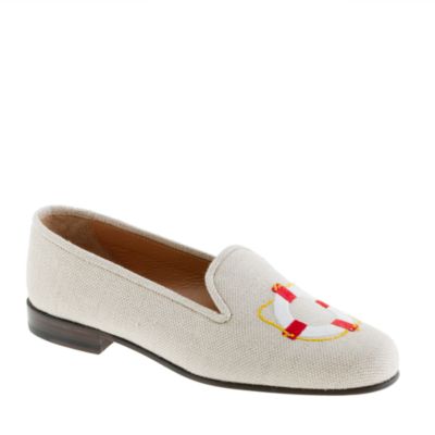 Stubbs & Wootton&reg; for J.Crew classic linen slippers