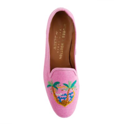 Stubbs & Wootton&reg; for J.Crew classic linen slippers