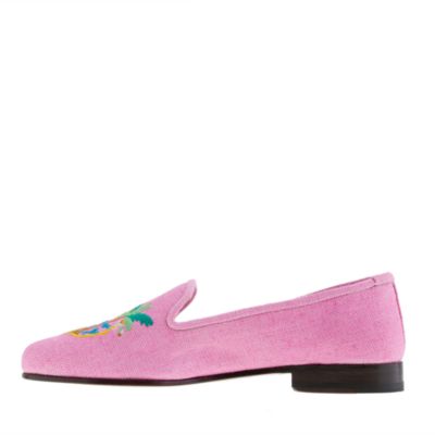 Stubbs & Wootton&reg; for J.Crew classic linen slippers