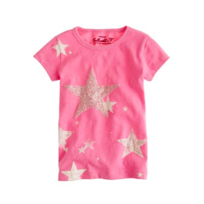 Girls' lucky star tee