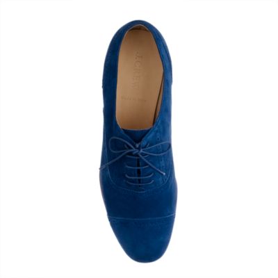 Suede oxfords