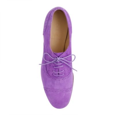 Suede oxfords