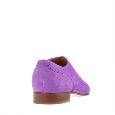 Suede oxfords