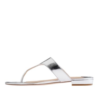Tybee metallic slide sandals