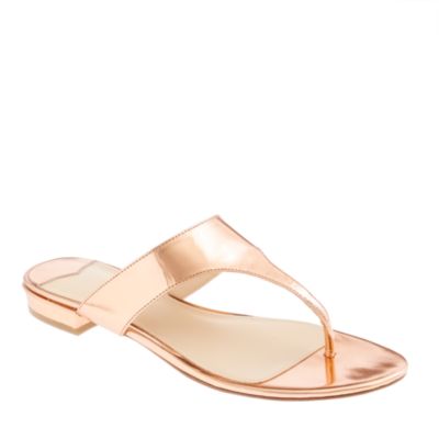 Tybee metallic slide sandals