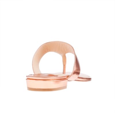 Tybee metallic slide sandals