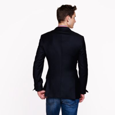 Ludlow blazer with double vent in Italian wool