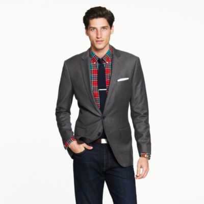 Ludlow blazer with double vent in Italian wool