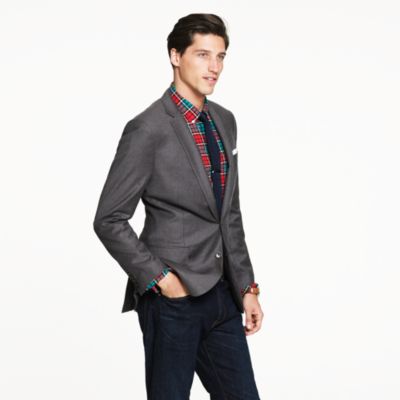 Ludlow two-button blazer with double-vented back