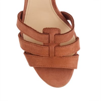 Esther nubuck gladiator wedges