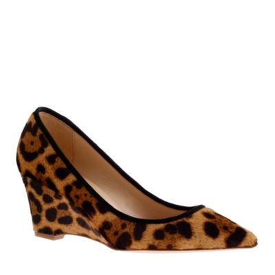 Collection Everly calf hair wedges