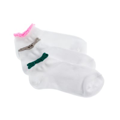 Girls' ruffle sport socks