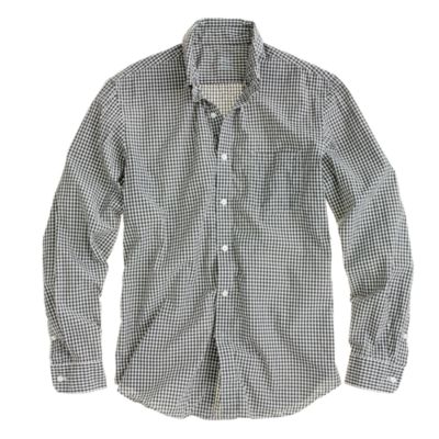Secret Wash lightweight shirt in Fell gingham