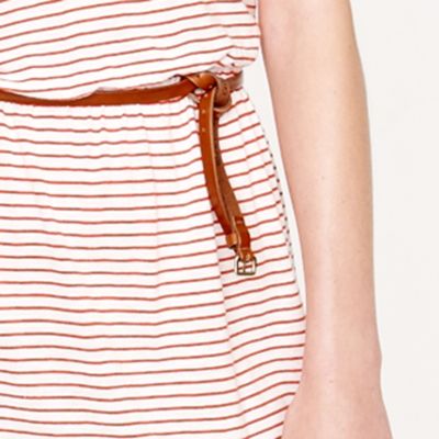 Shoreline-stripe dress