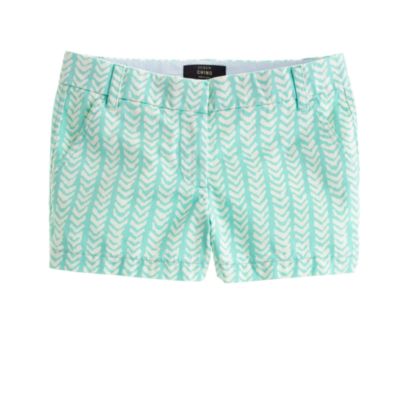 3" chino short in herringbone stripe