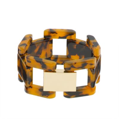 Tortoise link bracelet