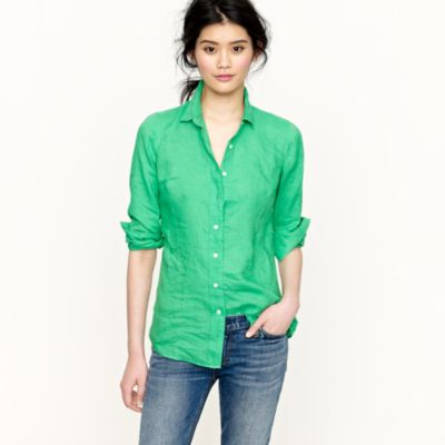 Tall perfect shirt in linen