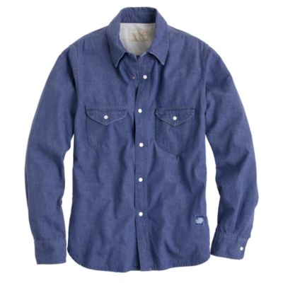 Chimala&reg; denim officer's shirt