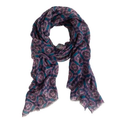 Medallion paisley scarf