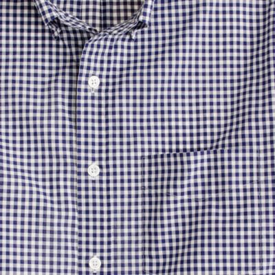 Thomas Mason&reg; for J.Crew short-sleeve Ludlow shirt in navy gingham