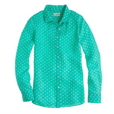 Perfect shirt in linen dot