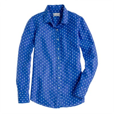 Perfect shirt in linen dot