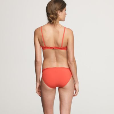 Stretch woven vintage underwire top
