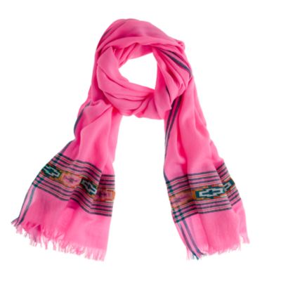Crossed lines scarf
