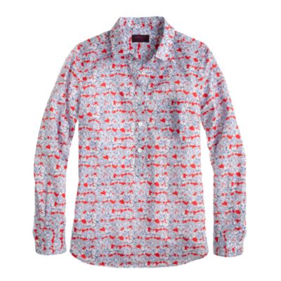Liberty popover in Matilda tulip floral