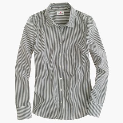 Stretch perfect shirt in classic stripe