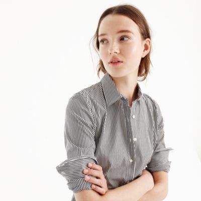 Stretch perfect shirt in classic stripe