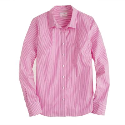 Stretch perfect shirt in classic stripe