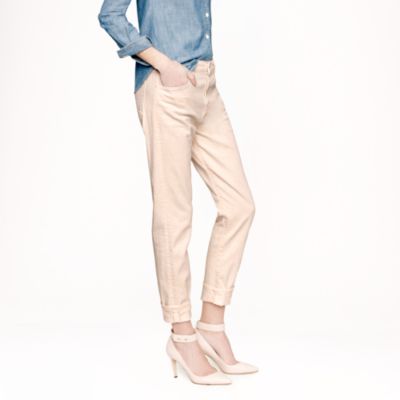 Goldsign&reg; for J.Crew Jeane jean in peach wash