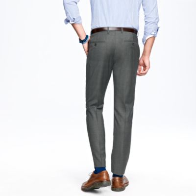 Ludlow classic suit pant in glen plaid Italian wool