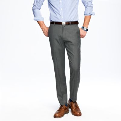 Ludlow classic suit pant in glen plaid Italian wool
