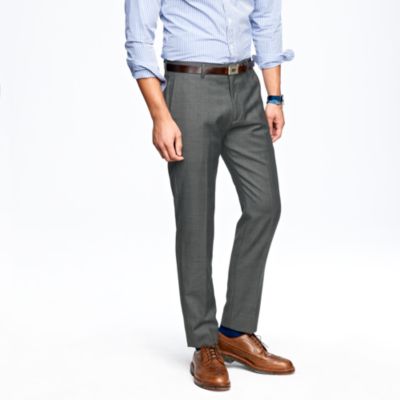 Ludlow classic suit pant in glen plaid Italian wool