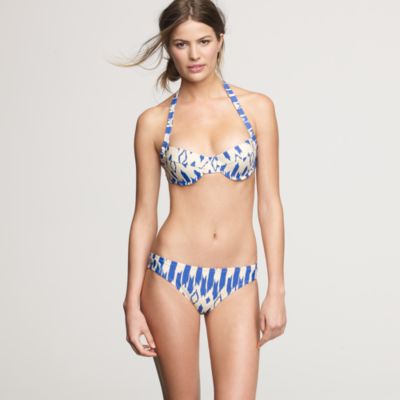 Ikat underwire halter top