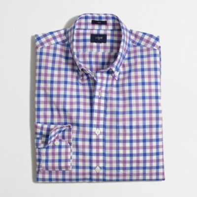 Factory slim lightweight shirt in multi-pattern