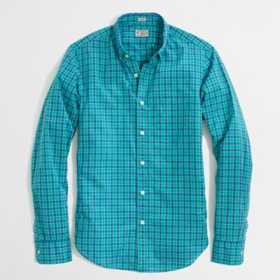 Factory slim lightweight shirt in multi-pattern